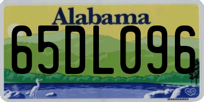 AL license plate 65DL096