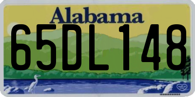 AL license plate 65DL148