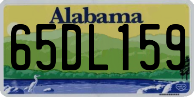 AL license plate 65DL159