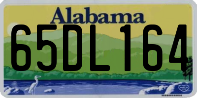 AL license plate 65DL164