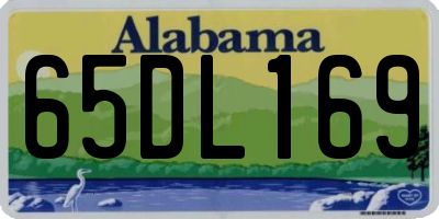 AL license plate 65DL169