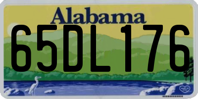 AL license plate 65DL176