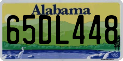 AL license plate 65DL448