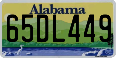 AL license plate 65DL449
