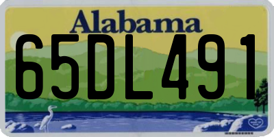 AL license plate 65DL491