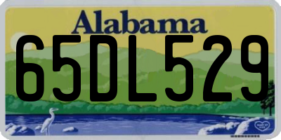 AL license plate 65DL529