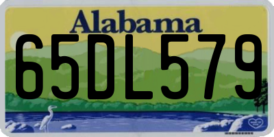 AL license plate 65DL579