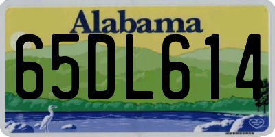 AL license plate 65DL614
