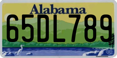 AL license plate 65DL789