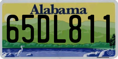 AL license plate 65DL811