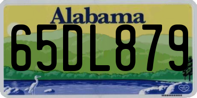 AL license plate 65DL879