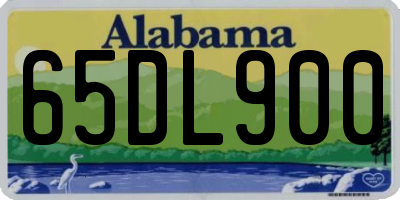 AL license plate 65DL900
