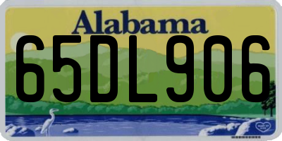 AL license plate 65DL906