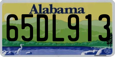 AL license plate 65DL913