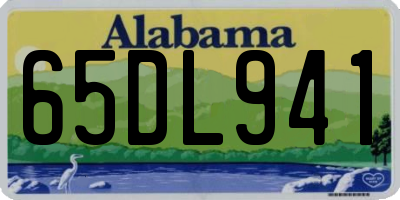 AL license plate 65DL941
