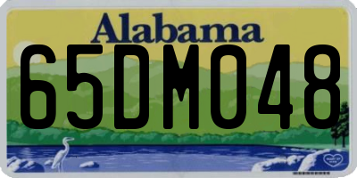 AL license plate 65DM048