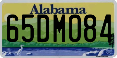 AL license plate 65DM084