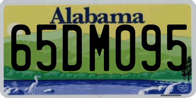AL license plate 65DM095