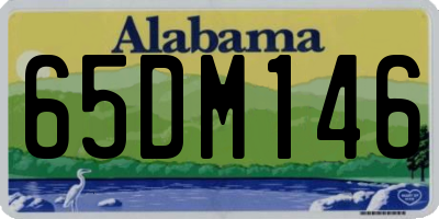 AL license plate 65DM146