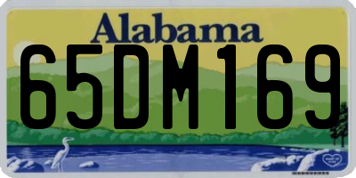 AL license plate 65DM169