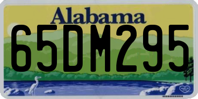 AL license plate 65DM295