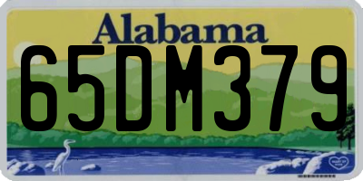 AL license plate 65DM379