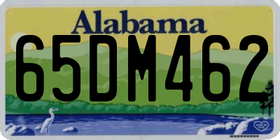 AL license plate 65DM462