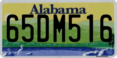 AL license plate 65DM516