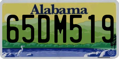 AL license plate 65DM519