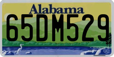 AL license plate 65DM529