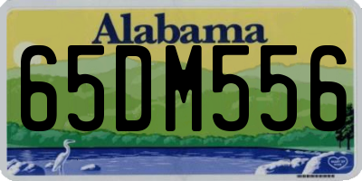 AL license plate 65DM556