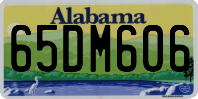 AL license plate 65DM606