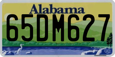 AL license plate 65DM627