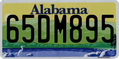 AL license plate 65DM895
