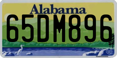 AL license plate 65DM896