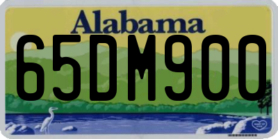 AL license plate 65DM900