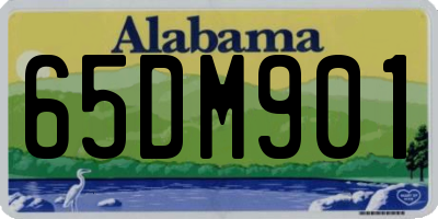 AL license plate 65DM901