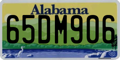AL license plate 65DM906