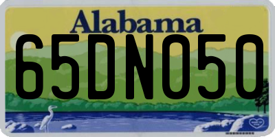 AL license plate 65DN050
