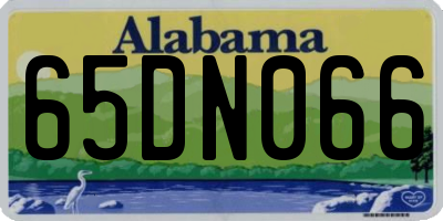 AL license plate 65DN066