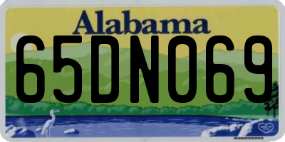 AL license plate 65DN069