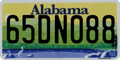 AL license plate 65DN088