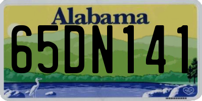 AL license plate 65DN141