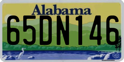 AL license plate 65DN146