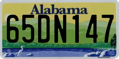 AL license plate 65DN147