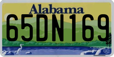 AL license plate 65DN169
