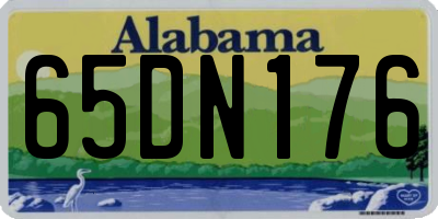 AL license plate 65DN176