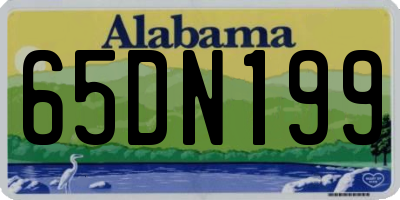 AL license plate 65DN199