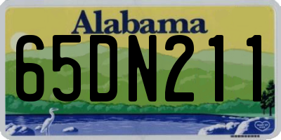 AL license plate 65DN211