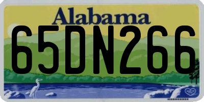 AL license plate 65DN266